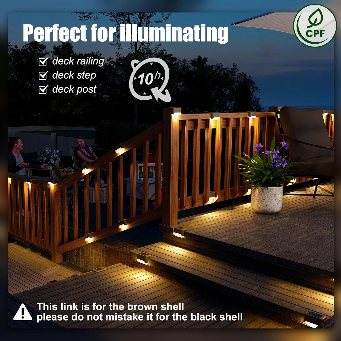 Solar Stair Step Light 4 Pcs