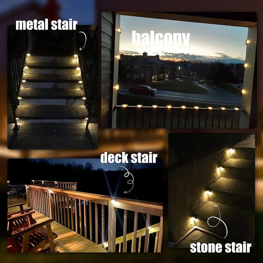 Solar Stair Step Light 4 Pcs