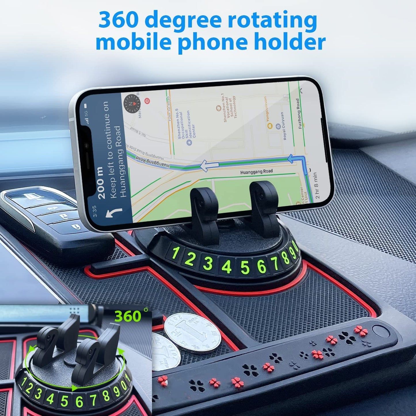 Car Non-Slip Dashboard Mat