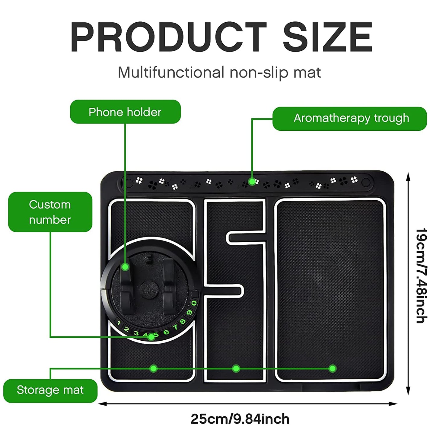 Car Non-Slip Dashboard Mat