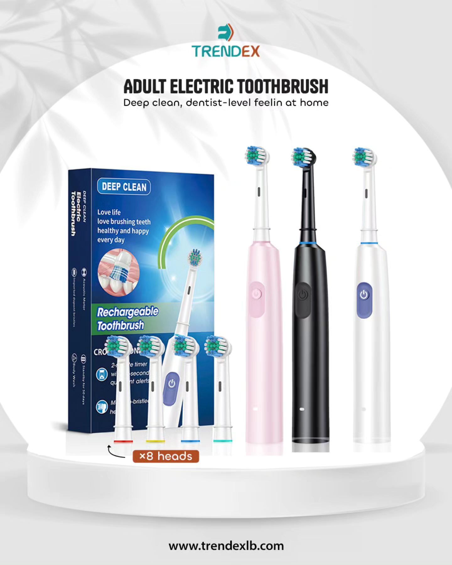 Deep Clean Brush with Four brushes