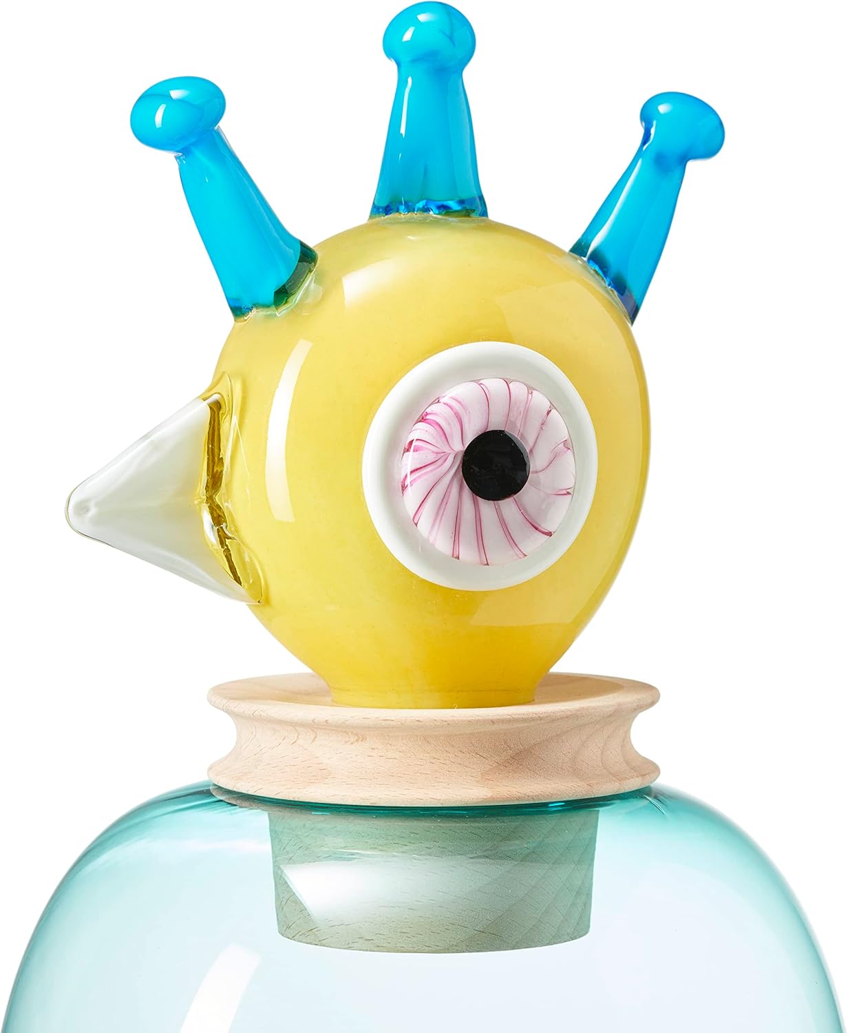 Leonardo Glass Vase Papageno Bird Pepper, 45 cm