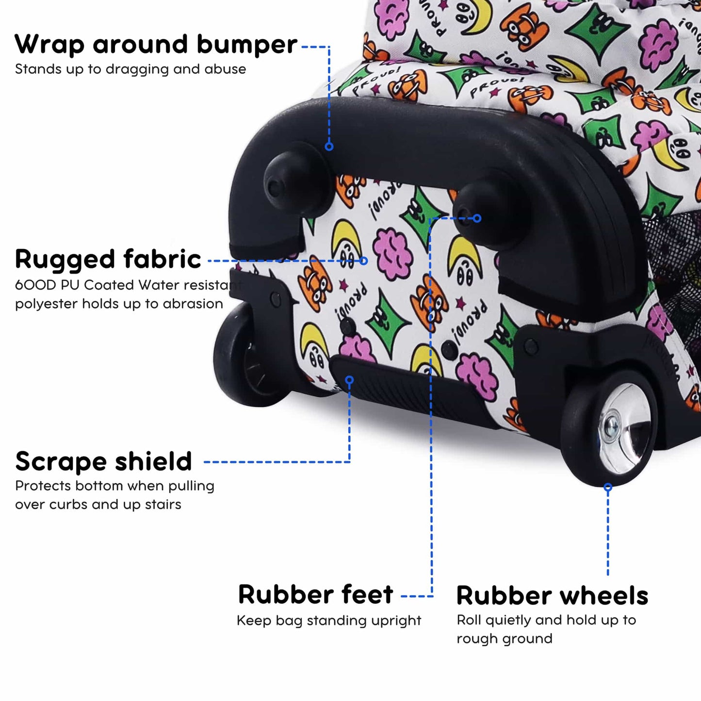 Sundance Laptop Rolling Backpack 20"