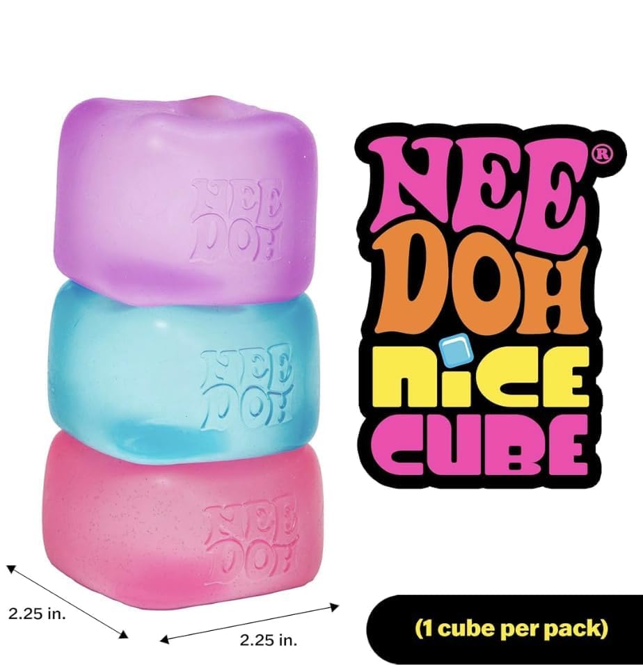 Nee Doh Nice Squishy Cube Toy
